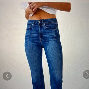 AYR The Pop Denim Straight Ankle Jeans Light Wash Snap Crackle size  27